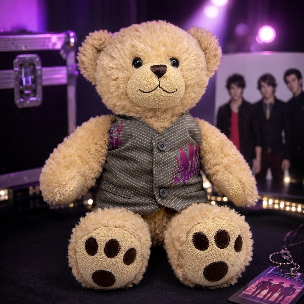 Build-A-Bear‎ Jonas Brothers Disney Plush 16" Pinstripe Vest 2009
